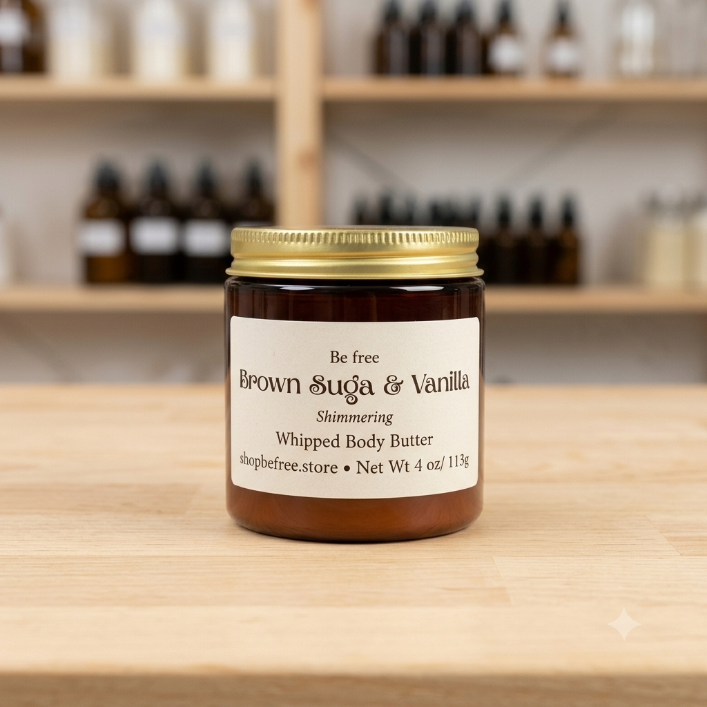 Brown Suga & Vanilla Shimmering Whipped Body Butter